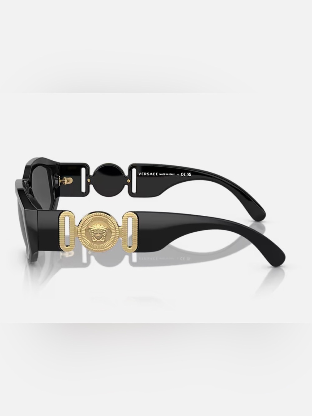 VERSACE Versona Black Rectangular Women’s Sunglasses